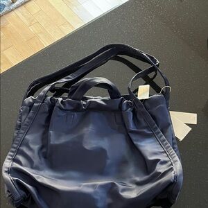 Anthropology- Hvisk brand Stylish Navy Tote Bag -